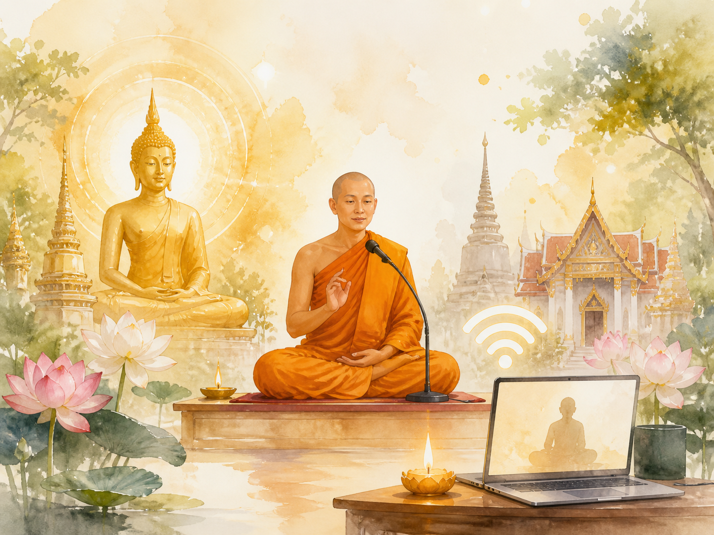 ฟังเทศน์ฟังธรรมออนไลน์ทุกวันพระ